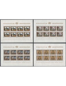 LIECHTENSTEIN 1978 Principe Francesco Giuseppe II 4 MF MNH**