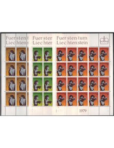 LIECHTENSTEIN 1979 Year of the Child 3 m/s MNH**