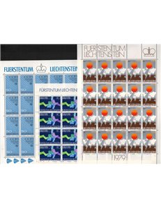 LIECHTENSTEIN 1979 Events and anniversaries 3 m/s MNH**