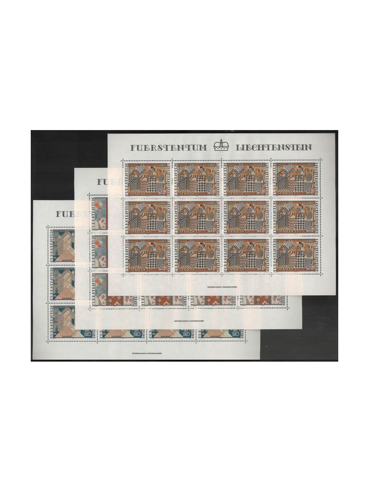 LIECHTENSTEIN 1979 Christmas 3 m/s MNH**