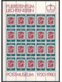 LIECHTENSTEIN 1980 Museo Postale di Vaduz MF MNH**