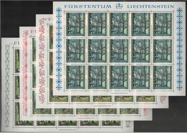 LIECHTENSTEIN 1980 Forest trees 4 m/s MNH**