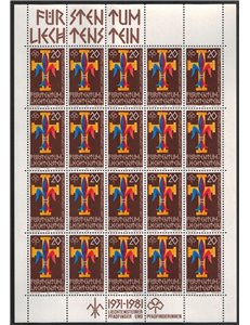 LIECHTENSTEIN 1981 Fiftieth Anniversary of the Scouts m/s MNH**