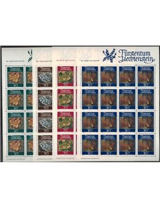 LIECHTENSTEIN 1981 Muschi e licheni 4 MF MNH**