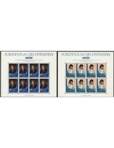 LIECHTENSTEIN 1982 Esposizione filatelica LIBA 2 MF MNH**