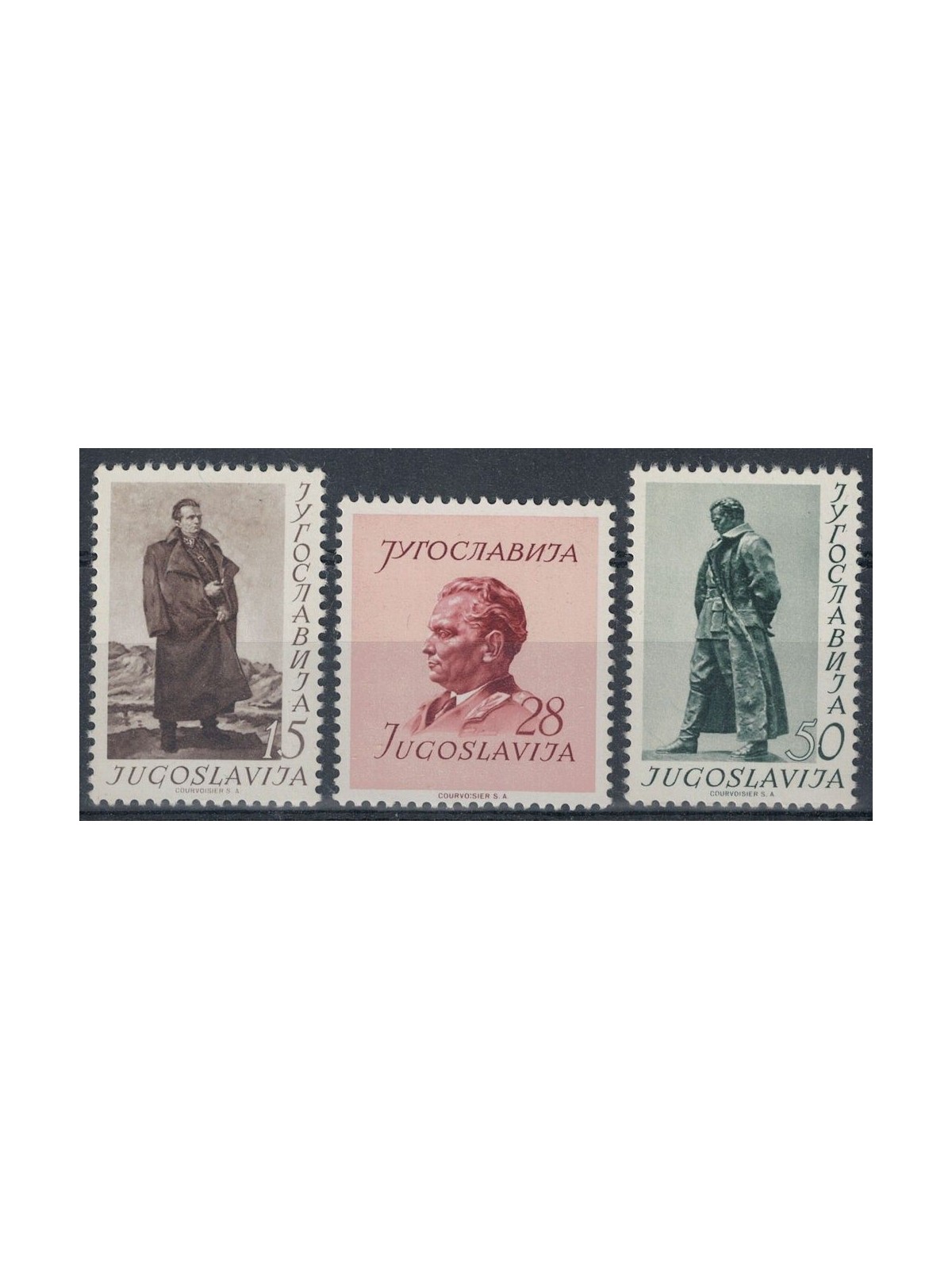 JUGOSLAVIA 1952 Compleanno del Maresciallo Tito 3v MH*