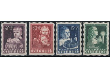 AUSTRIA 1949 Pro opere per l'infanzia 4v MNH**
