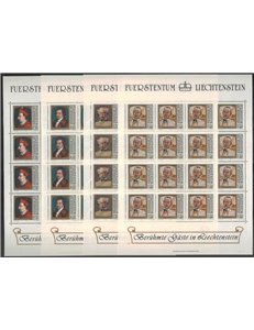 LIECHTENSTEIN 1981 Famosi visitatori 4 MF MNH**