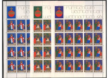 LIECHTENSTEIN 1981 Christmas 3 m/s MNH**