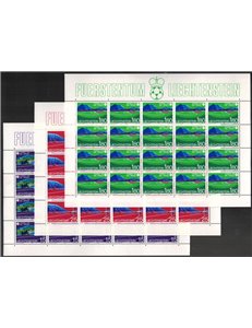 LIECHTENSTEIN 1982 Campionati del mondo di calcio 3 MF MNH**
