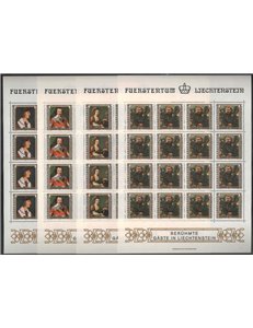 LIECHTENSTEIN 1982 Famous visitors 4 m/s MNH**