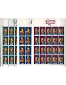 LIECHTENSTEIN 1982 Natale 3 MF MNH**