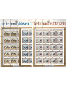LIECHTENSTEIN 1983 Quadri di Anton Ender 3 MF MNH**