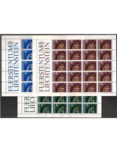 LIECHTENSTEIN 1983 Natale 3 MF MNH**