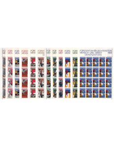 LIECHTENSTEIN 1984 L'uomo e il lavoro 12 MF MNH**