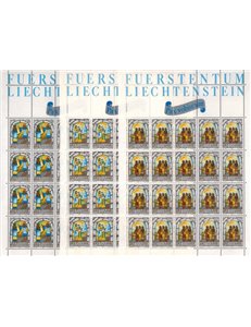 LIECHTENSTEIN 1984 Natale 3 MF MNH**