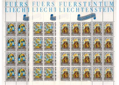 LIECHTENSTEIN 1984 Christmas 3 m/s MNH**