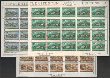LIECHTENSTEIN 1985 Ordini religiosi 3 MF MNH**