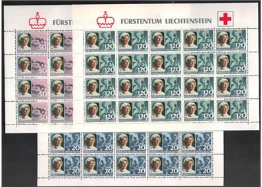 LIECHTENSTEIN 1985 Croce Rossa 3 MF MNH**