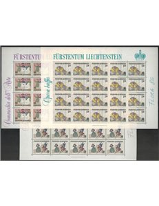 LIECHTENSTEIN 1985 Il Teatro 3 MF MNH**