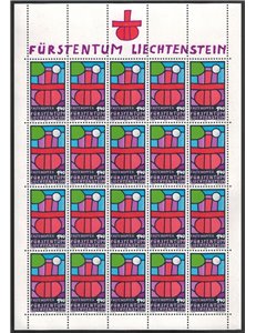 LIECHTENSTEIN 1986 Offerta di Quaresima MF MNH**