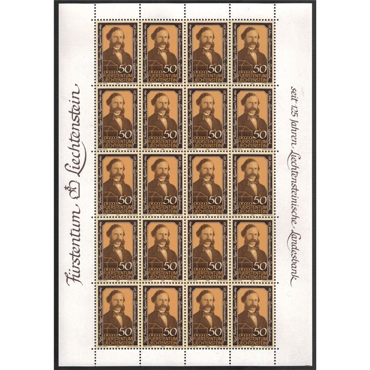 LIECHTENSTEIN 1986 Liechtensteinische Landesbank m/s MNH**