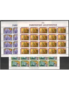 LIECHTENSTEIN 1986 I frutti dei campi 3 MF MNH**