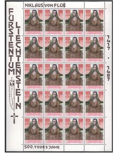 LIECHTENSTEIN 1987 San Nicola de Flüe MF MNH**