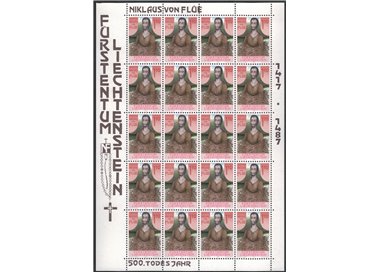 LIECHTENSTEIN 1987 San Nicola de Flüe MF MNH**