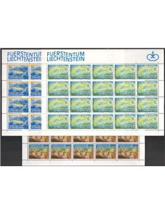 LIECHTENSTEIN 1987 Pisces 3 m/s MNH**