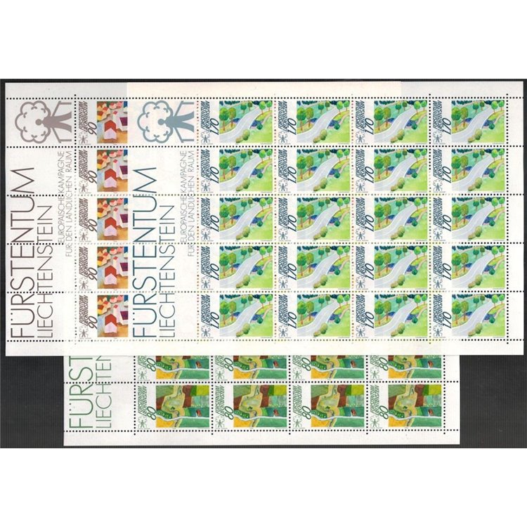 LIECHTENSTEIN 1988 Campaign for the Rural World 3 m/s MNH**