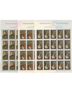 LIECHTENSTEIN 1988 The Letter, Anton Hickel 3 m/s MNH**