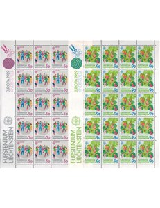 LIECHTENSTEIN 1989 Europe 2 m/s MNH**