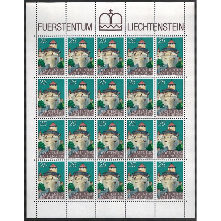 LIECHTENSTEIN 1989 Castello di Vaduz MF MNH**