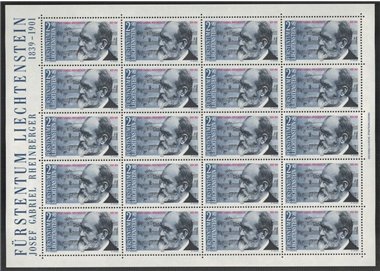 LIECHTENSTEIN 1989 Josef Gabriel Rheinberger MF MNH**