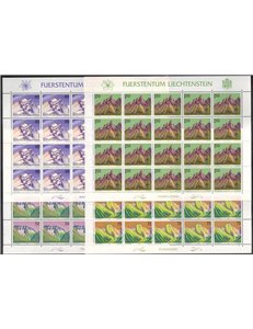 LIECHTENSTEIN 1989 Mountains 4 m/s MNH**