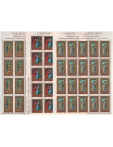 LIECHTENSTEIN 1989 Christmas 3 m/s MNH**