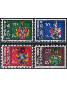 LIECHTENSTEIN 1982 Stemmi di Landammanni 4v MNH**