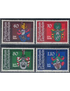LIECHTENSTEIN 1981 Stemmi di Landammanni 4v MNH**