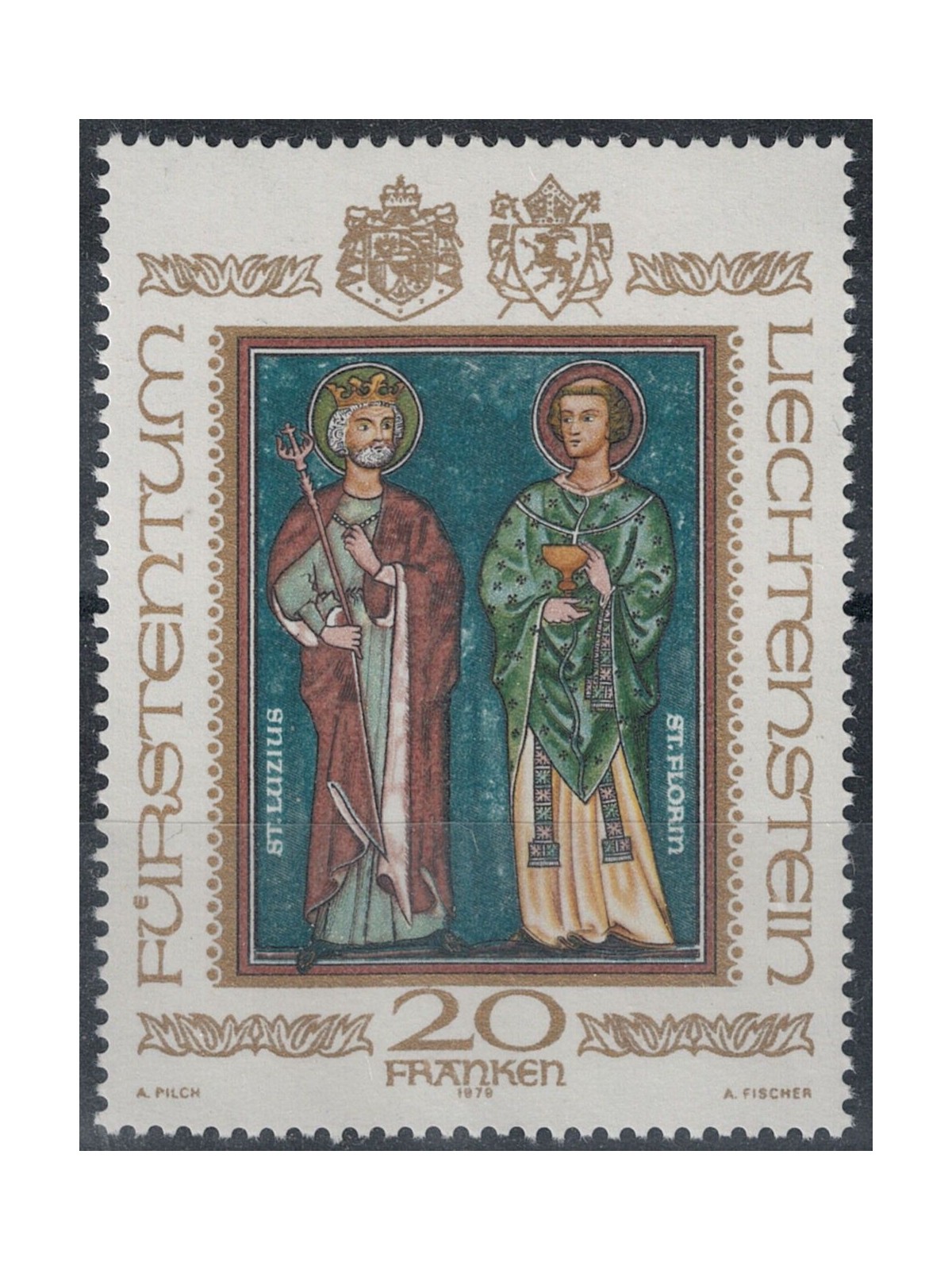 LIECHTENSTEIN 1979 Santi Patroni MNH**