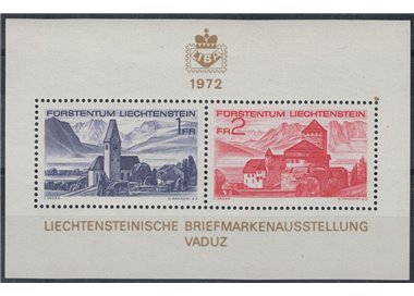 LIECHTENSTEIN 1972 LIBA Philatelic Exhibition s/s MNH**