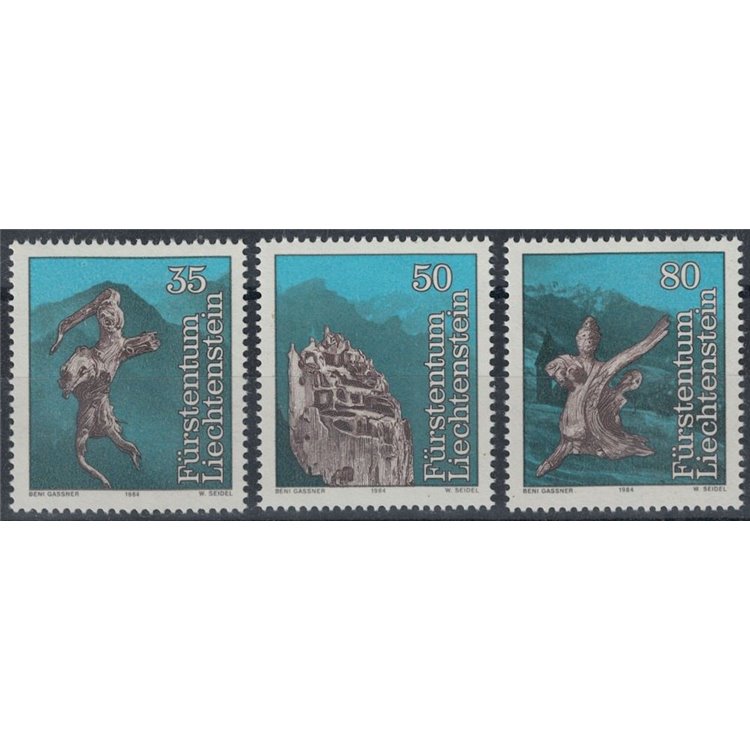 LIECHTENSTEIN 1984 Leggende 3v MNH**