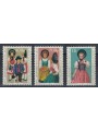 LIECHTENSTEIN 1977 National costumes 3v MNH**