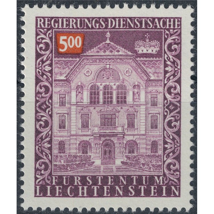 LIECHTENSTEIN 1989 Service, Government Palace MNH**