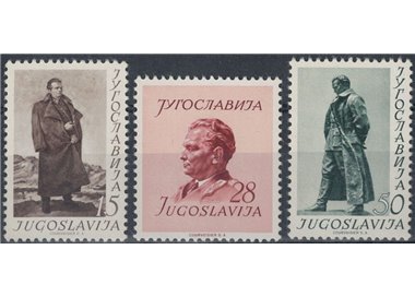 JUGOSLAVIA 1952 Compleanno del Maresciallo Tito 3v MNH**