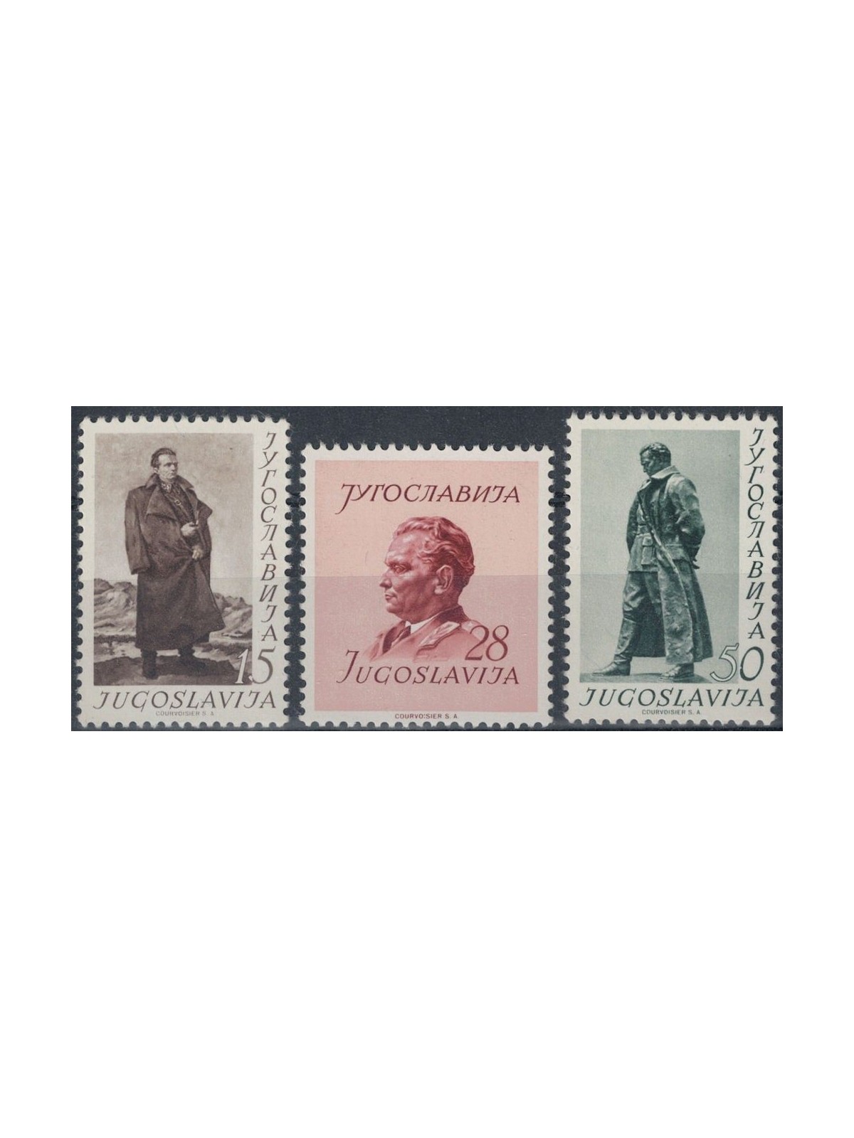 JUGOSLAVIA 1952 Compleanno del Maresciallo Tito 3v MNH**