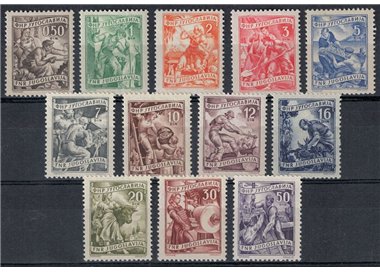 YUGOSLAVIA 1950-51 Industrial Activities 12v MNH**