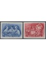 HUNGARY 1952 Stamp Day (imperforated) 2v MNH**