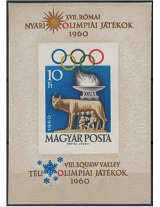 HUNGARY 1960 Summer Olympic Games (imperforate) s/s MNH**