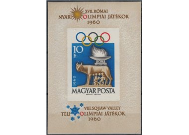 HUNGARY 1960 Summer Olympic Games (imperforate) s/s MNH**